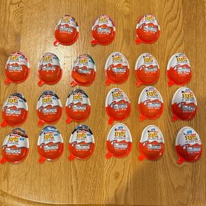 21 Kinder Joy Half Eggs TOYS ONLY Sealed: Holidays, Barbie, National Parks